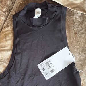 NWT Lululemon Black Sleeveless Top